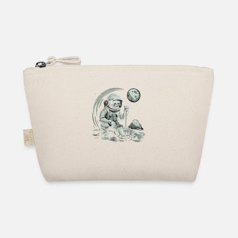 Astronot Digging the moon Organic Pouch