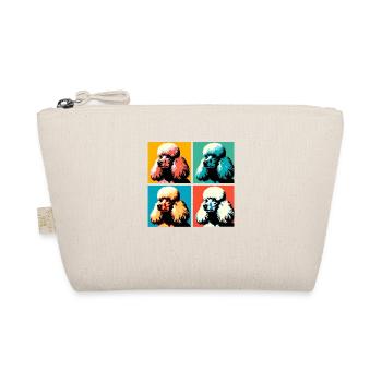 Portrait de chien caniche Pop - Portrait d’animal de compagnie - Trousse biologique - nature - Devant