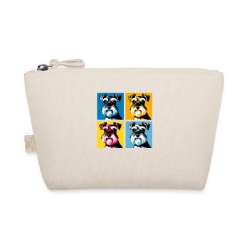 Pop Miniature Schnauzer chien Portrait - Pet Portrai - Trousse biologique - nature - Devant
