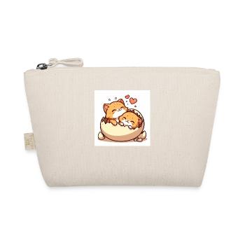 Chatons mignons se blottissant dans un œuf - Trousse biologique - nature - Devant