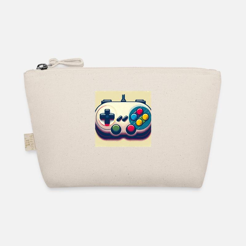 Manette de jeu rétro en Risograph Trousse biologique