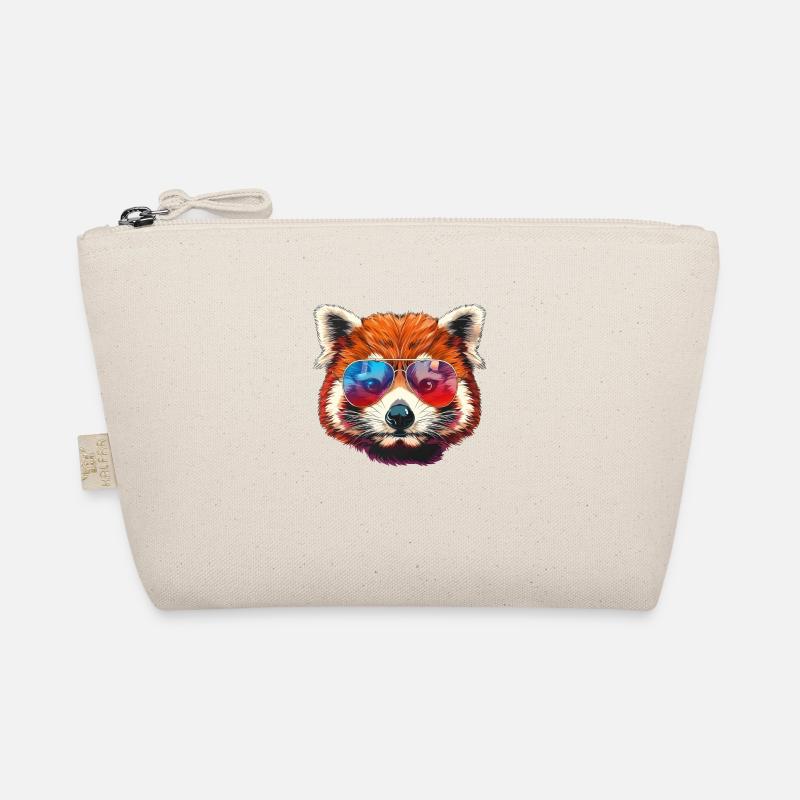 Roter Panda Kleiner Panda - Bio-Täschchen - Natur