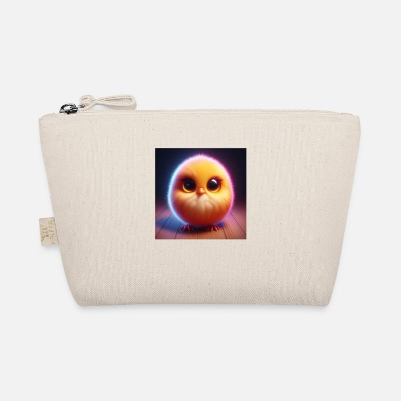 Chick 3D Hyperrealism in Pastel Colors Organic Pouch