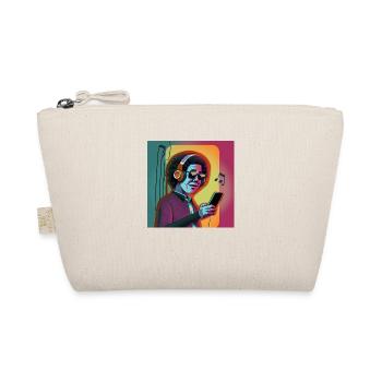 Psychedelic Sound Rush: Music Junkie's Journey - Organic Pouch - nature - Front