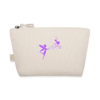 Fairy Elf Hearts - Organic Pouch - nature - Front