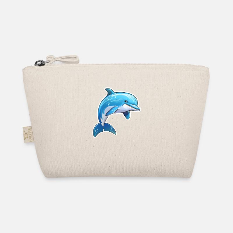 Delfin springend Bio-Täschchen