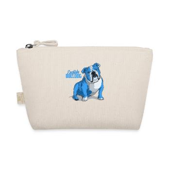Dog Bulldog Animals Puppy Cute Dog Watercolor Art - Organic Pouch - nature - Front