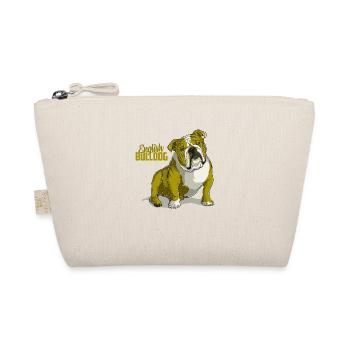 Dog Bulldog Animals Puppy Cute Dog Watercolor Art - Organic Pouch - nature - Front