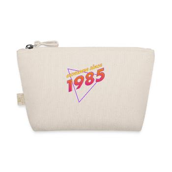 Retro - Genial seit 1985 - Bio-Täschchen - Natur - Vorne