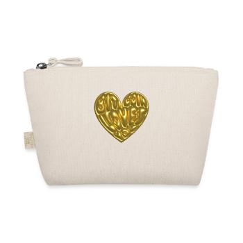 Bitcoin Loves You - Organic Pouch - nature - Front