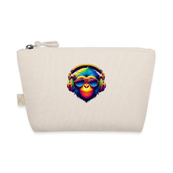 DJ Groove Monkey - Organic Pouch - nature - Front