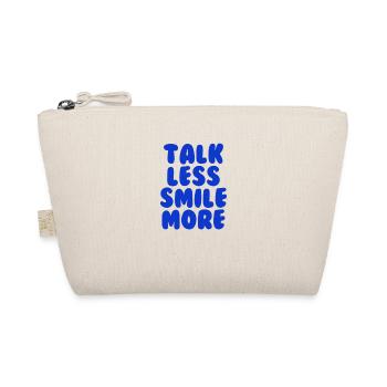 Parlez moins, souriez, plus de bleu - Trousse biologique - nature - Devant