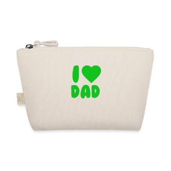 J’AIME PAPA Vert - Trousse biologique - nature - Devant