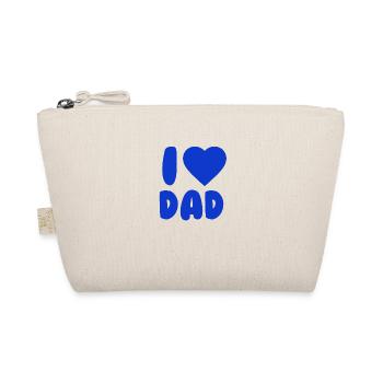 J’AIME PAPA Bleu - Trousse biologique - nature - Devant