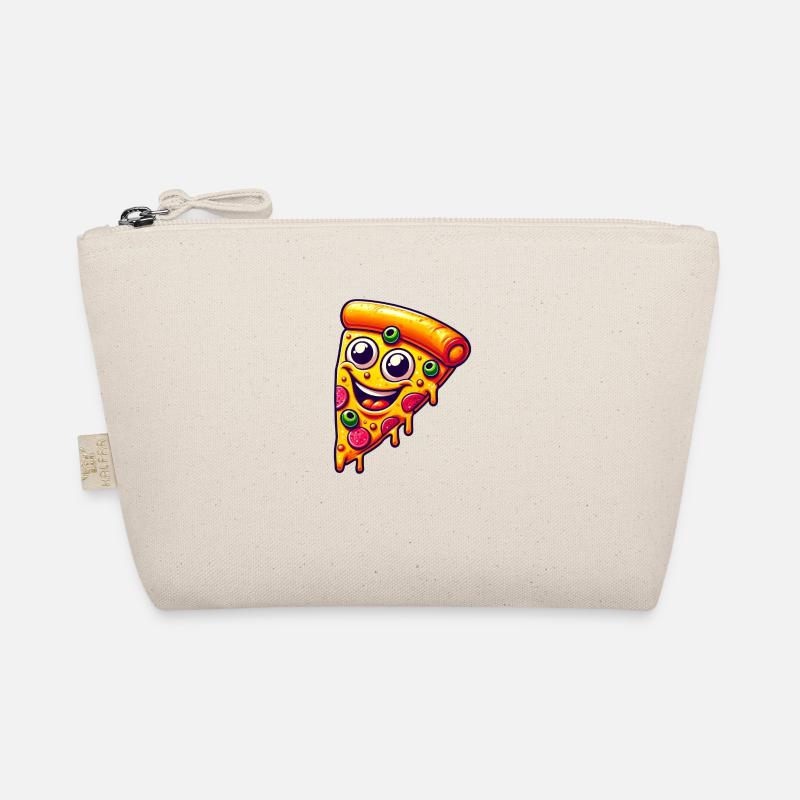 Visage de pizza heureux - Trousse biologique - nature