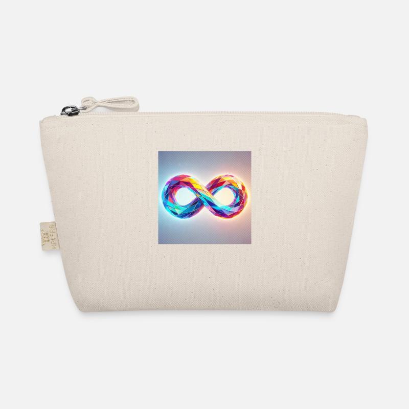 Infinity, prism rainbow Organic Pouch