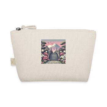Japan Vintage Brücke Weg - Bio-Täschchen - Natur - Vorne