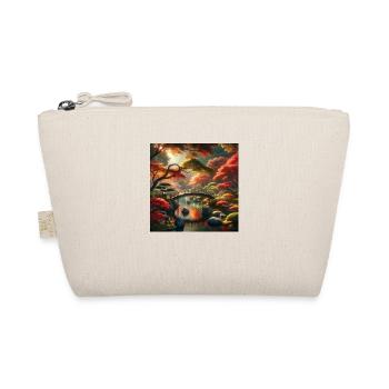 Japan Vintage Garden Fall - Organic Pouch - nature - Front