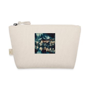 Japan Vintage House - Organic Pouch - nature - Front