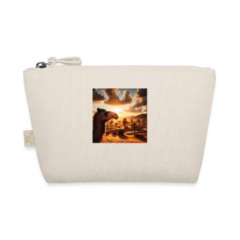 camel in a desert A2 - Organic Pouch - nature - Front