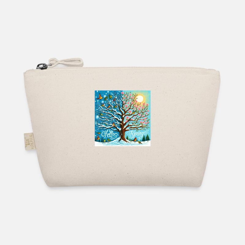 Hello Spring - Organic Pouch - nature