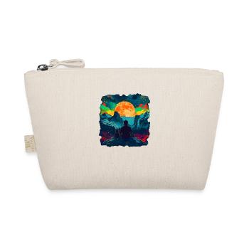 Père et fils regardant la lune - Trousse biologique - nature - Devant