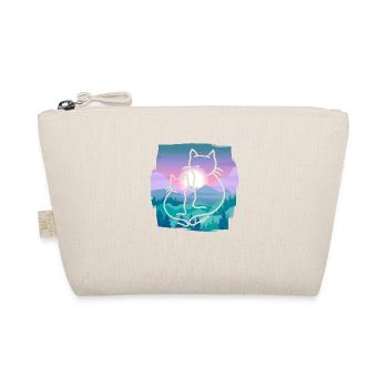 Retro Cats Vintage 90's 80's Cat Nature Child - Organic Pouch - nature - Front