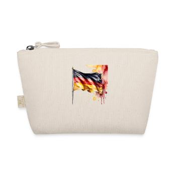 Deutschland Flagge - Bio-Täschchen - Natur - Vorne