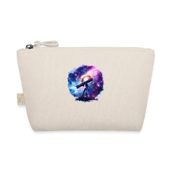 A telescope broadens our horizons - Organic Pouch - nature - Front