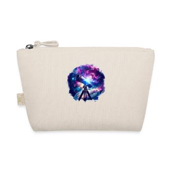 Discover the wonders of the cosmos with the telescope - Organic Pouch - nature - Front