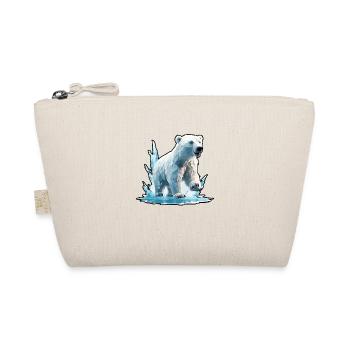 Ours polaire / Animal / Norpol / hiver / enfantin / mignon - Trousse biologique - nature - Devant