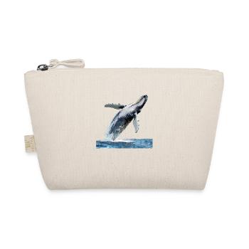 A majestic spectacle of a humpback whale - Organic Pouch - nature - Front