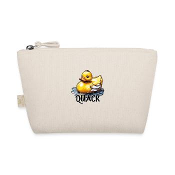 Gummiente / Badeente / Wasser / Badewanne - Bio-Täschchen - Natur - Vorne