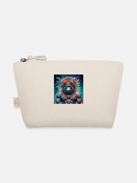 Tatouage / Animal / Art / Cool / Bande dessinée / Gorille - Trousse biologique - nature - Devant
