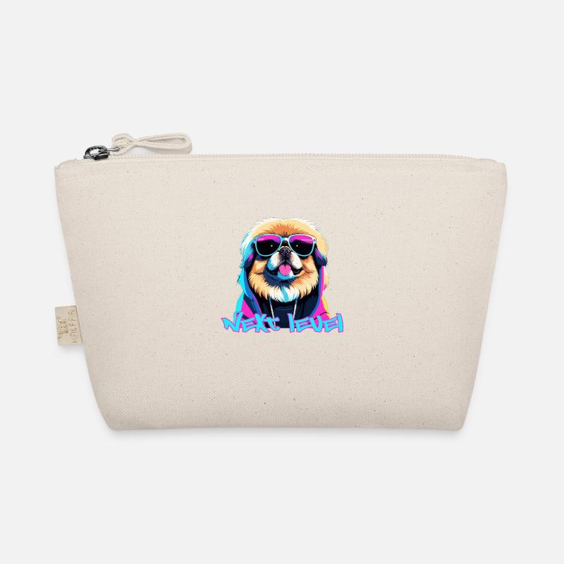 Pekingese Next Level Löwenhund Hund Geschenk Bio-Täschchen