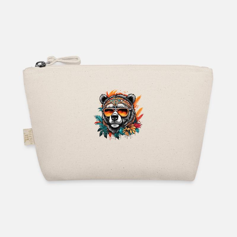 Tattoo / Animal / Art / Cool / Comic / Bear Organic Pouch