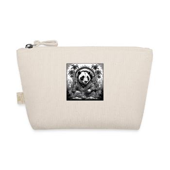 Tattoo / Tier / Kunst / cool / Comic / Panda - Bio-Täschchen - Natur - Vorne
