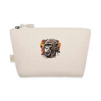 Tattoo / Animal / Art / Cool / Comic / Chimpanzee - Organic Pouch - nature - Front