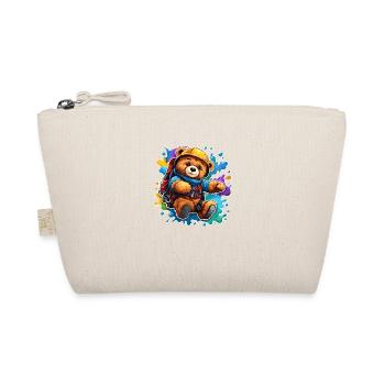 Ours en peluche / Peluche / Animal en peluche / Idée cadeau - Trousse biologique - nature - Devant