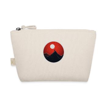 Bergwanderer minimalistisches Design - Bio-Täschchen - Natur - Vorne