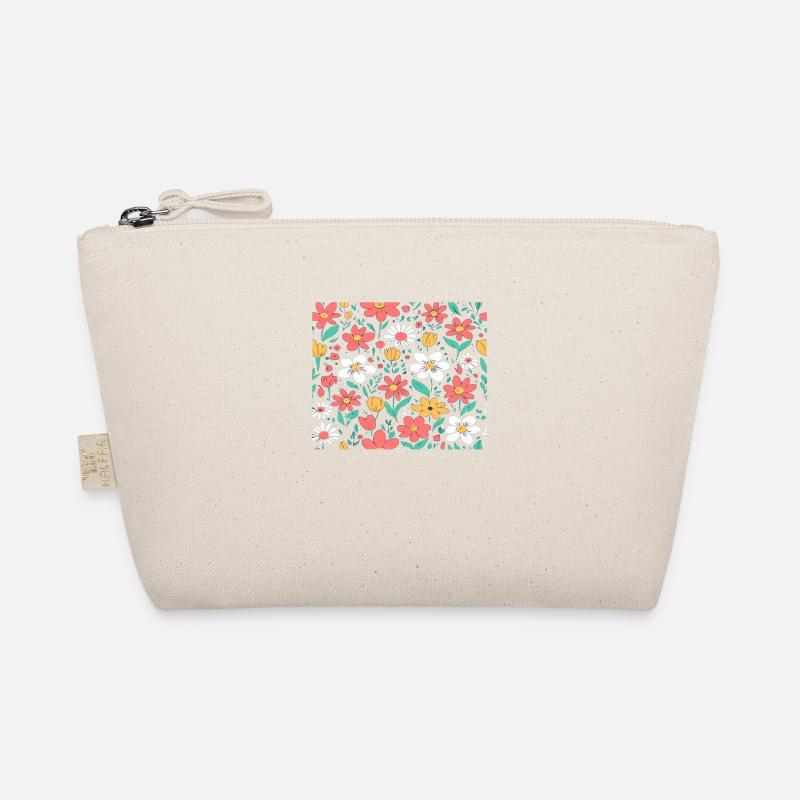 Spring Flowers Background Spring Organic Pouch