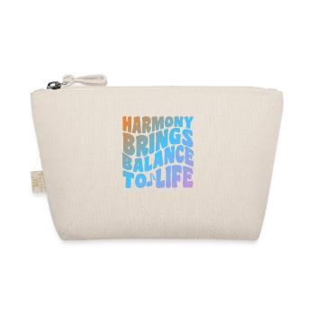 Harmony Brings Balance To Life - Bio-Täschchen - Natur - Vorne