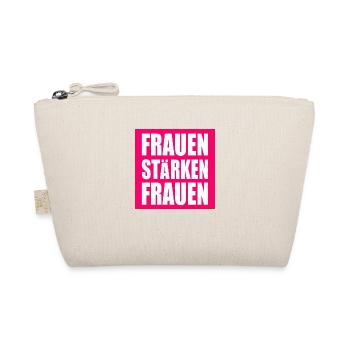 frauen stärken frauen - Bio-Täschchen - Natur - Vorne