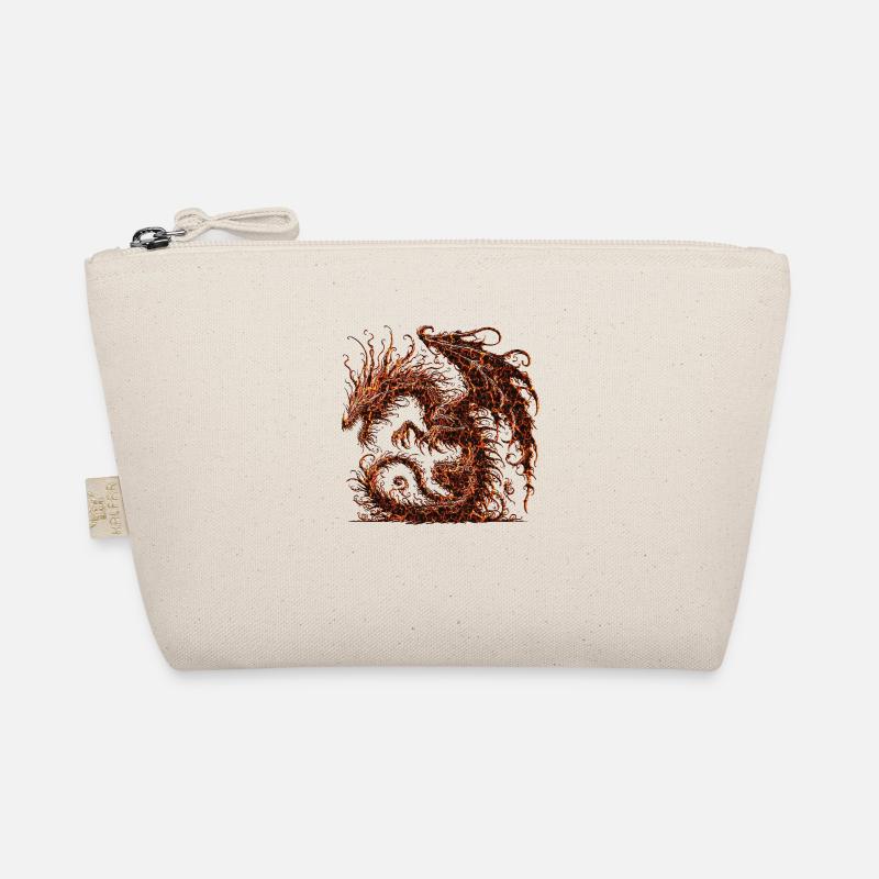 Fantasy Dragon Anime Dragon head Mythical reptile magic Organic Pouch
