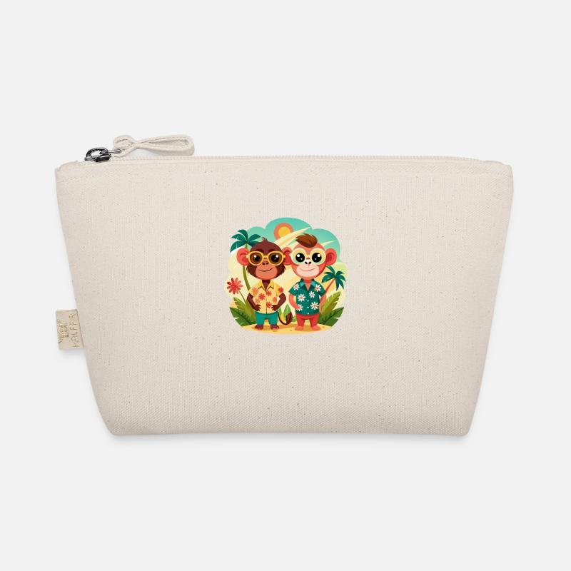Jungle Junior: Playful Monkey Adventure Organic Pouch