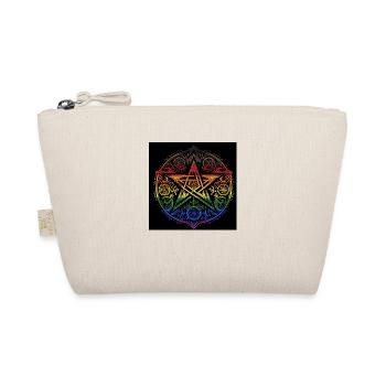 Queer magic: Celebrating diversity with LGBTQ Pentag - Organic Pouch - nature - Front