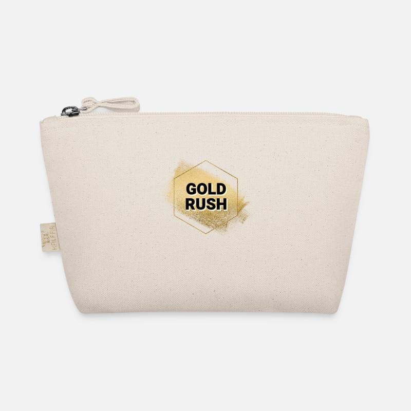 Goldrausch-Logo - Bio-Täschchen - Natur