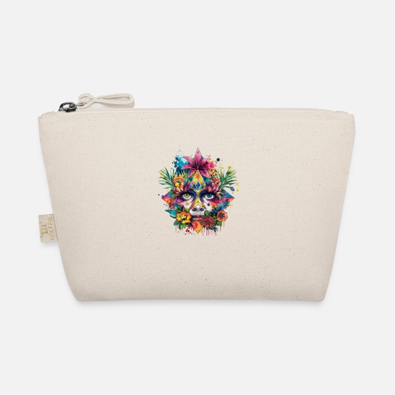 Crypto BTC ETH Bitcoin Kunst Gesicht Bunt Bio-Täschchen