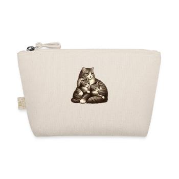 loving grouping of cats and kittens - Organic Pouch - nature - Front