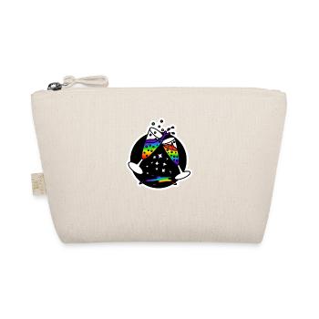 Glasses Cheers : Sticky Queer Pride - Organic Pouch - nature - Front